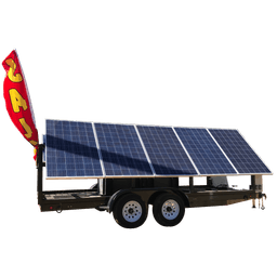 Mobile Solar Power Wagon model H, has no lights 