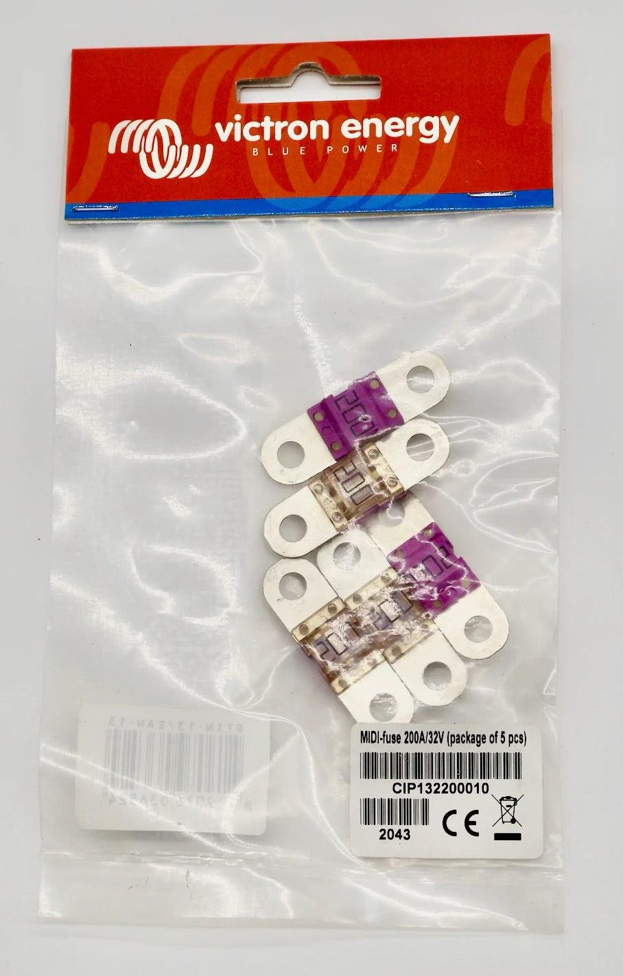 Victron Midi Fuse 200A/32V (Package of 5)