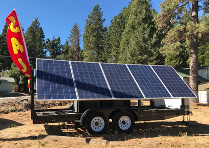 Mobile Solar Power Wagon™ Solar Only, No Lights (Model H)