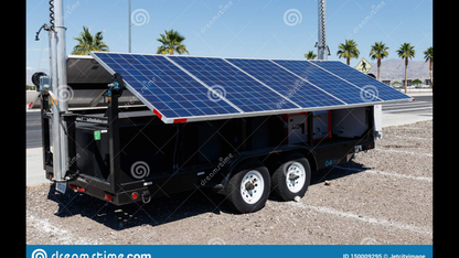 Mobile Solar Power Wagon™ Solar Only with Lights (Model G)